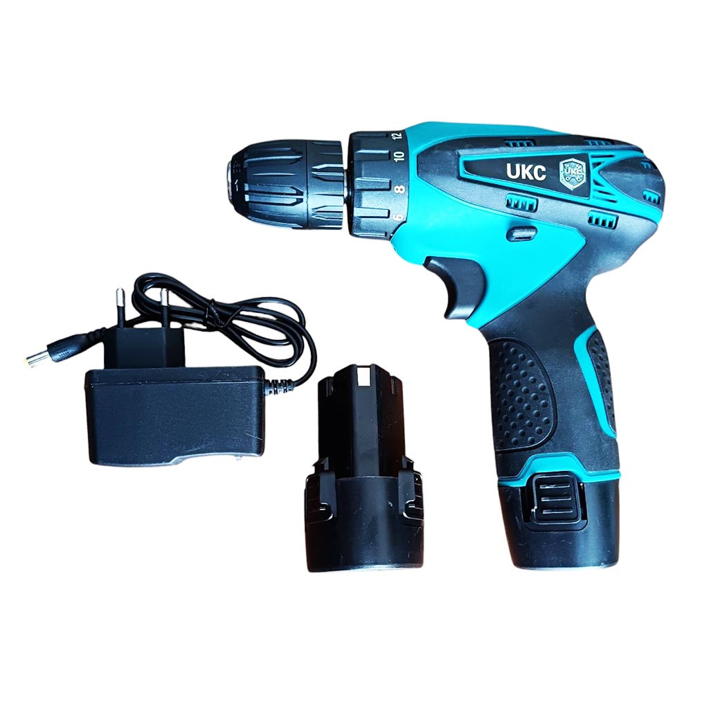 Шуруповерт 2 акумулятори 12V в кейсі 21W, фото 1