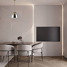 Підвісна бронзова люстра на 3 лампи з графітовим плафоном (800-P3158S-3 BK), фото 3