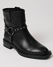 Черевики до гомілки Berkonty 3760100 чорна шкіра