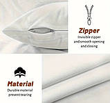 Набір декоративних чохлів на подушки з морським принтом – 4 шт, 45×45 см, фото 6