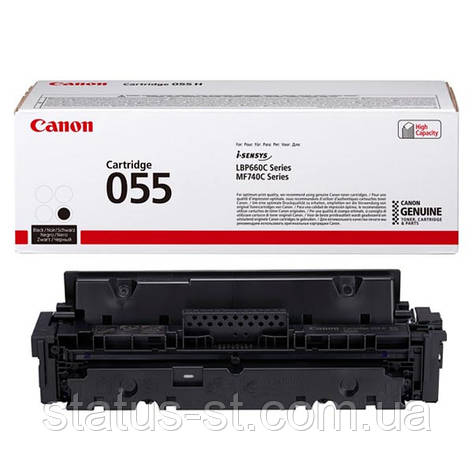 Заправка картриджа Canon 055 black для принтера i-sensys MF742Cdw, MF744Cdw, MF746Cx, LBP663Cdw, LBP664Cx, фото 1