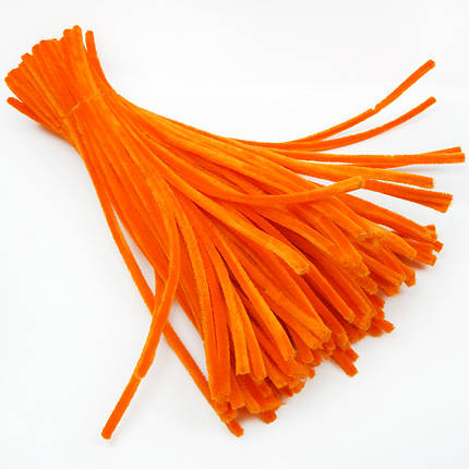 Синельний дріт 30 см, помаранчевий (10 шт), фото 1