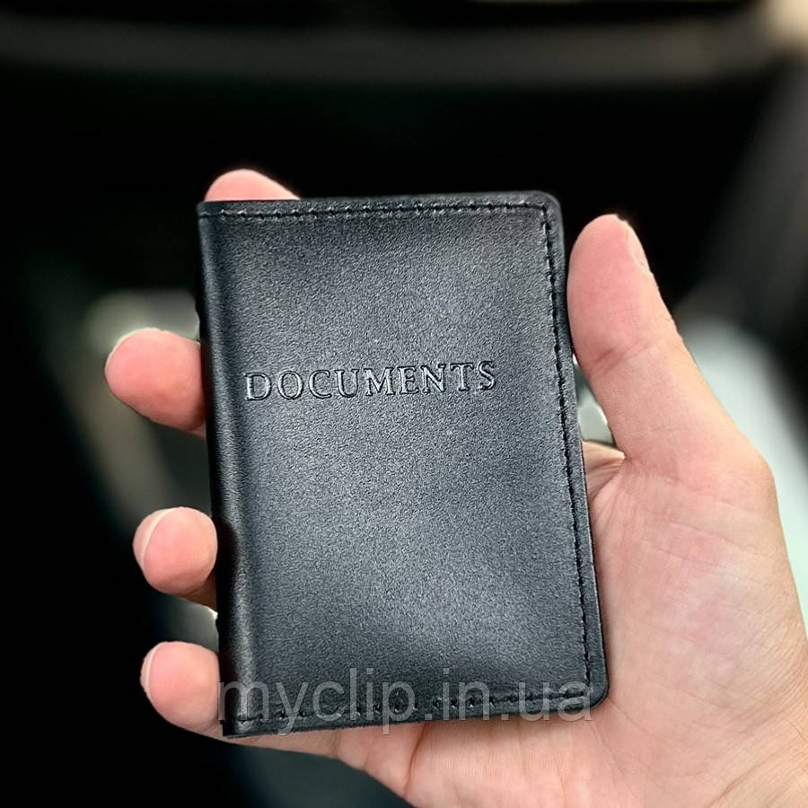 Шкіряна обкладинка для автодокументів з натуральної шкіри Kaiser. ручна робота. Оплата при отриманні. Гарантія якості., фото 1