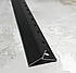 Терасний крапельник KR 2, балконний, терасний алюмінієвий профіль під плитку, чорний 3,0 м, фото 4