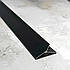 Терасний крапельник KR 2, балконний, терасний алюмінієвий профіль під плитку, чорний 3,0 м, фото 9