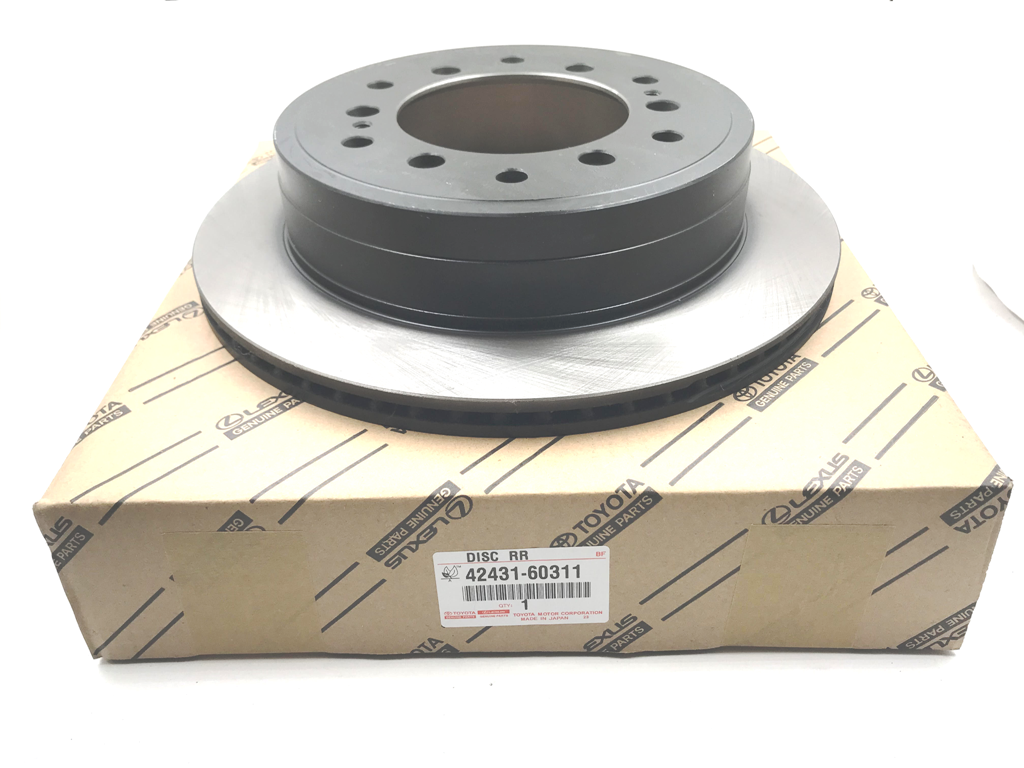Диск гальмівний задній, оригінал, Toyota Prado 150, GX460, FJ 2009- OEM 42431-60311