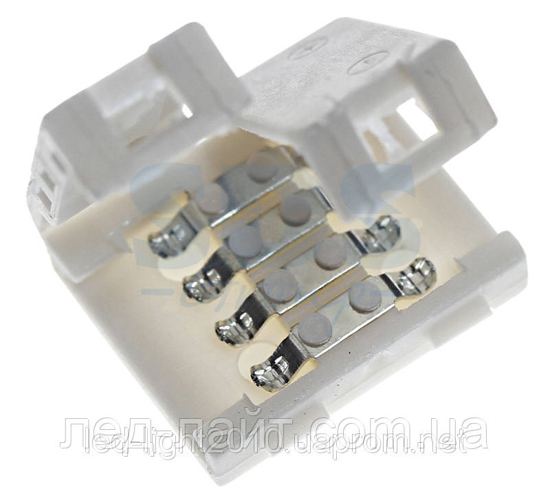 Конектор RGB LED стрічки пластик 2 затискача 4pin