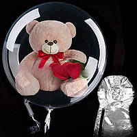 Повітряна кулька Баблс (Bubbles) 30" (76 см) з широкою горловиною для пакування подарунків