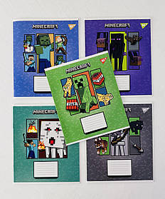 Зошит 18 аркушів У клітку MineCraft arrows (767573) Yes