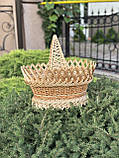 Корзина плетена з лози. Арт:0-185, фото 7