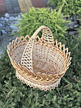 Корзина плетена з лози. Арт:0-185, фото 4