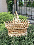 Корзина плетена з лози. Арт:0-185, фото 3