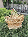 Корзина плетена з лози. Арт:0-185, фото 5