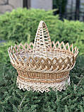 Корзина плетена з лози. Арт:0-185, фото 2