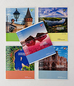 Зошит 18 аркушів У клітку Ukraine travel (767992) Yes