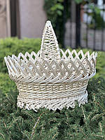 Корзина плетена з лози "Лора". Арт:4060