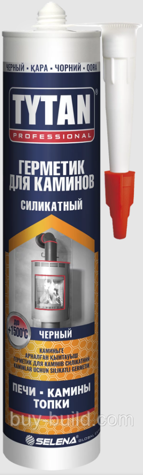 Герметик для камінів 1500 С Tytan 280 мл (12 шт/уп), фото 1