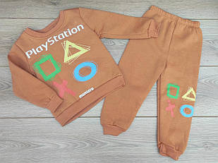 Дитячий костюм тринитка з начосом для хлопчиків розміри 110,116 см