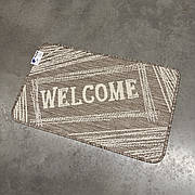 0,50х0,80 Килимок на підлогу в коридор, кухню, ванну на гумовій основі, не ковзає  Flex 19158/111