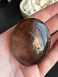 Раух топаз натуральний димчастий кварц овал камінь кабошон ., фото 2