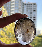 Раух топаз натуральний димчастий кварц овал камінь кабошон ., фото 7