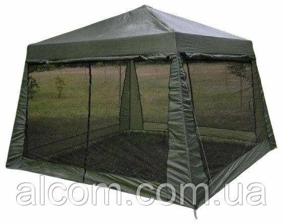 Намет Шатер Альтанка 1 вхід 320x320x235см всесезонний з москітною сіткою, фото 1