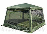 Намет Шатер Альтанка 1 вхід 320x320x235см всесезонний з москітною сіткою, фото 2