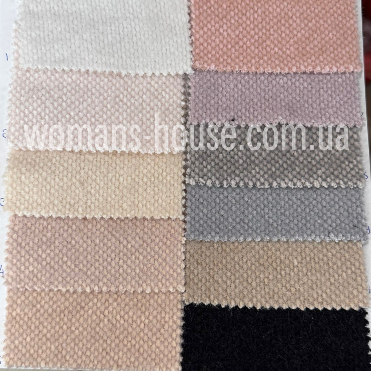 Тканина Ангора щільна соти (пушистик) 600 г/м2 однотон Рулон від 40 м, фото 1