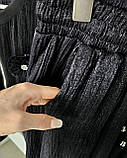 Костюм літній жіночий (кофта та брюки) чорний. XL, XXL, 3XL, фото 9