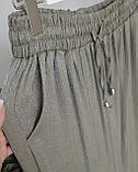 Костюм літній жіночий (кофта та брюки) хакі. XL, XXL, 3XL, фото 10