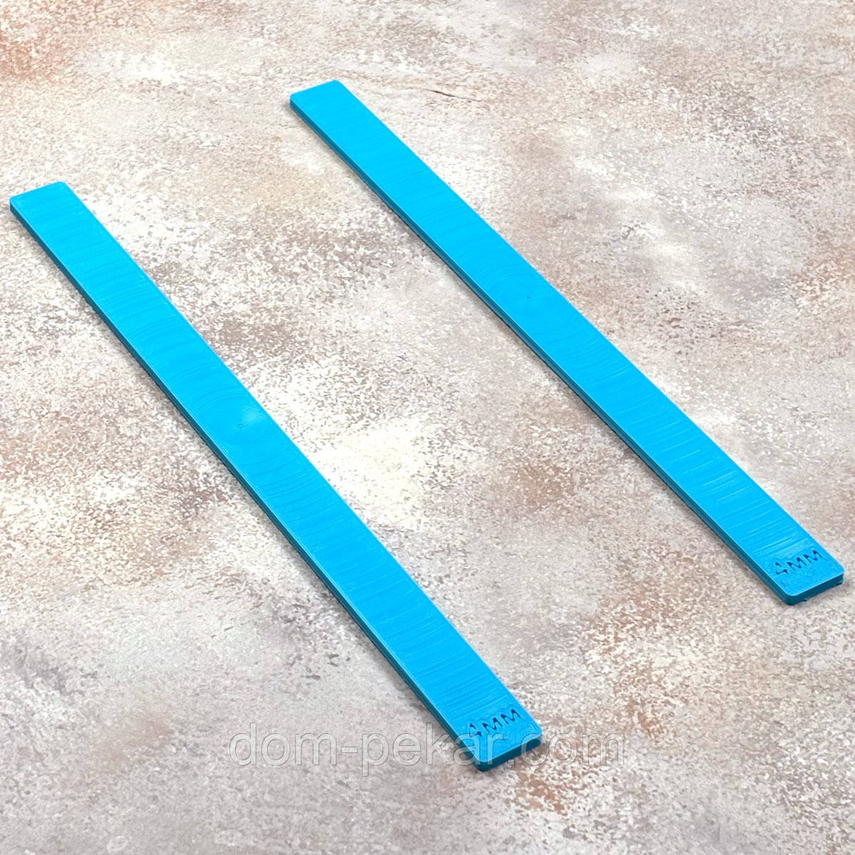 Обмежувач товщини тіста та мастики 28 см товщина 4 мм (3D)