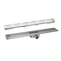 Комплект Qtap Taurus FD800 (NKS) Лінійний трап із нержавіючої сталі із сухим затвором 800 мм