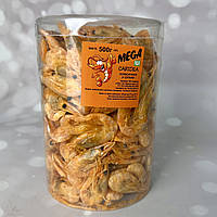 Креветка сушена МЕГА "Класична" (Cіль) в тубусі 0,5кг