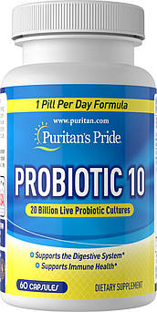 Puritan's Pride Probiotic 10 60 капс