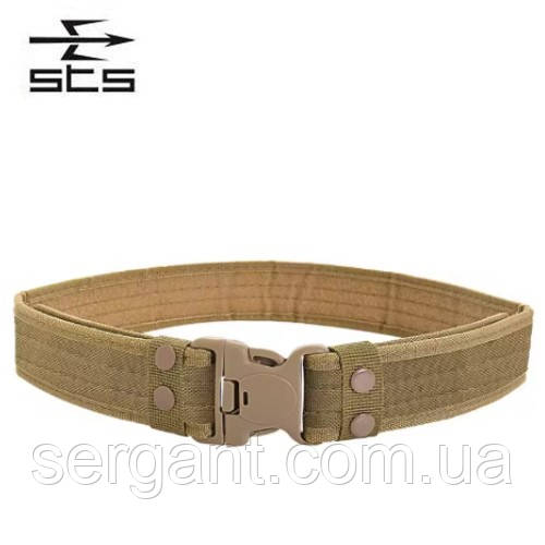 Тактичний поясний ремінь ТРМ-5 Coyote (пісочний), фото 1