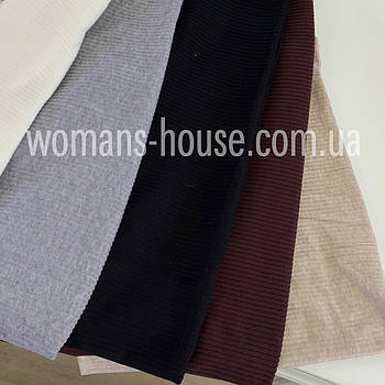 Трикотаж Пума Страйп смужка стрейч 150 см 250 г/м2 однотон Рулон від 50 год/м