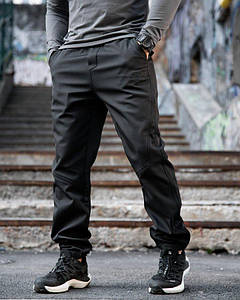 Зимові карго штани софтшел ATG black ПП7937