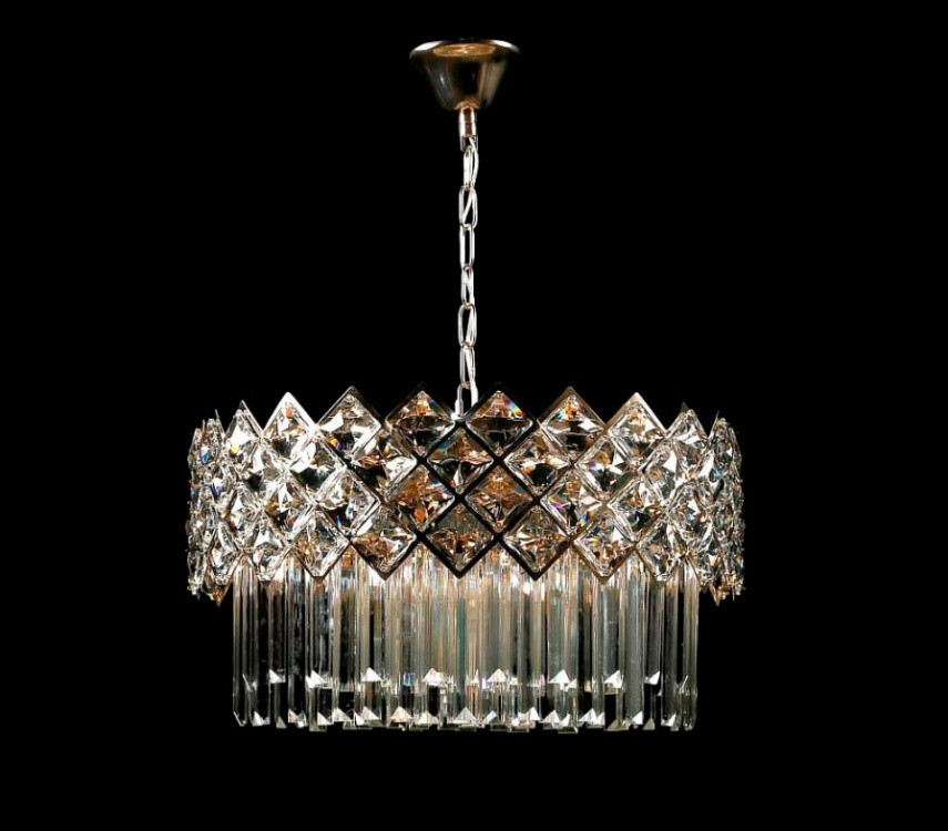 Сучасна кришталева люстра L200/400/8 (SG), фото 1