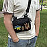 Тактична чоловіча сумка месенджер через плече з велкро-панеллю для шевронів mini, фото 2