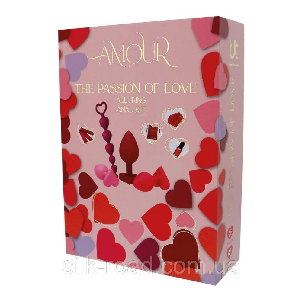 Набір для анального тренування Dream Toys Amour The Passion Of Love з намистинами та аксесуарами