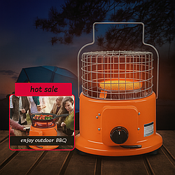 Портативна керамічна газова плита та обігрівач Relax Japan 2,5 кВт, інфрачервоний, для дому і кемпінгу