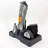Практична машинка для стрижки волосся Pro, Електрична машинка для стрижки з насадками ND-87, фото 5