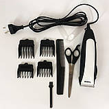 Професійна окантовочна машинка для стрижки волосся MAGIO, Машинка для стрижки від акумулятора JT-91, фото 3