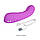 Вібратор для точки G Pretty Love Dj Dick фіолетовий, 12.7 х 2.7 см, фото 6