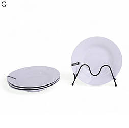 Набір білих тарілок 20см 4 шт