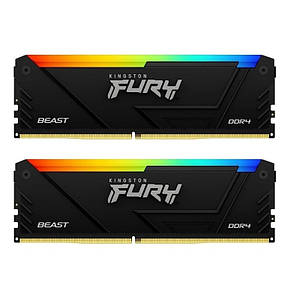 Kingston FURY BEAST DDR5 16GB×2 5200MHz Оперативная память Kingston Fury DDR5-5200 16384MB PC5-41600