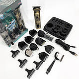 Машинка для стрижки чоловіча VGR V-106, Гострі професійні машинки для стрижки волосся PL-31, фото 3