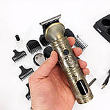 Машинка для стрижки чоловіча VGR V-106, Гострі професійні машинки для стрижки волосся PL-31, фото 4