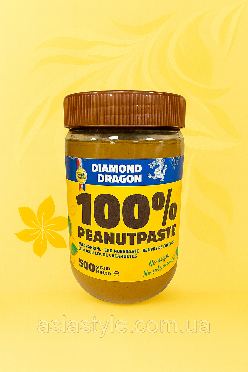 Арахісова паста, Арахісова паста, Peanut butter, Diamond Dragon, 500 г, Ч, фото 1