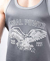 Спортивна чоловіча майка Legal Power Tanktop Eagle Climatic Mesh Anthrazit/Grey XXXL, фото 3